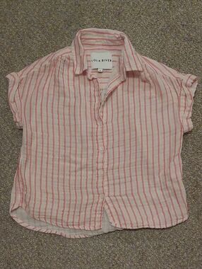 Lola River Cropped Button-Down